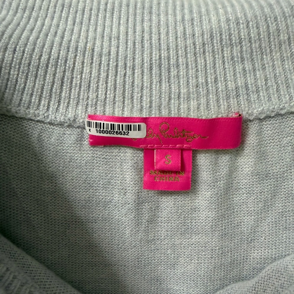 Off-Shoulder Ribbed Foldover Sweater - Light Gray - Picture 2 of 2